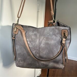 Connar Vegan Distressed Tote Bag